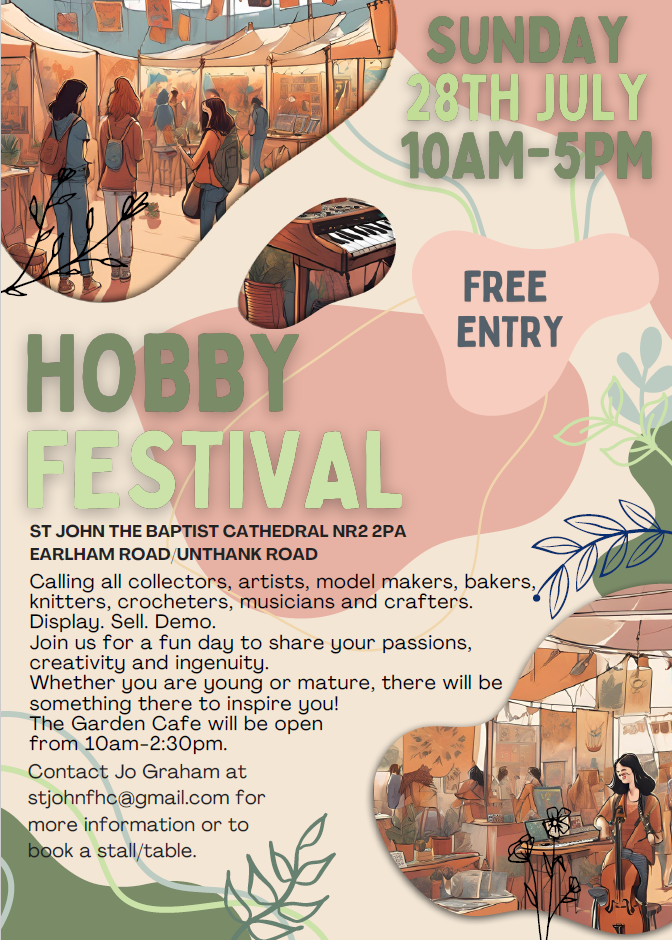 Hobby festival entry poster