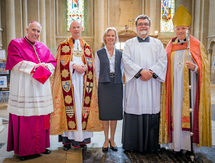 Clergy at St John the Baptist Cathedral