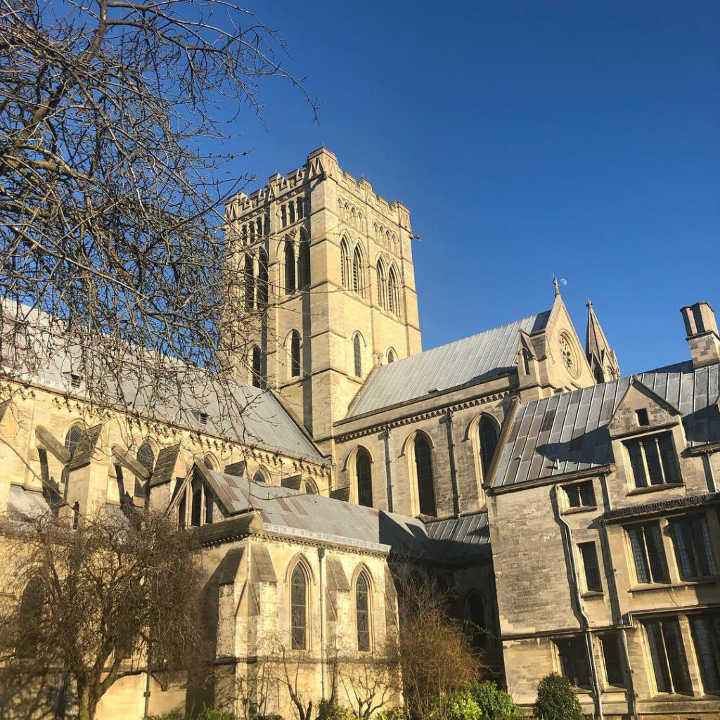 Outside view of St John the Baptist Cathedral.