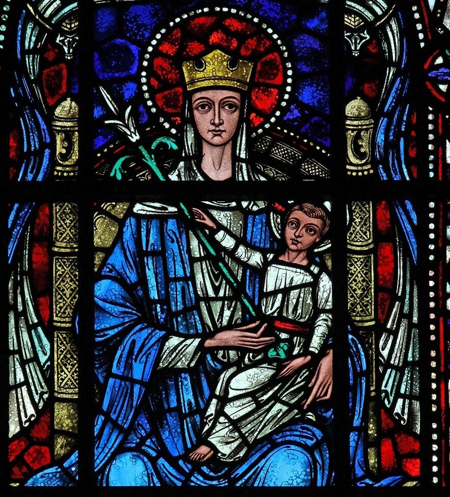 Our Lady of Walsingham stained glass window