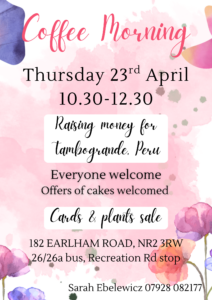 Coffee morning poster 