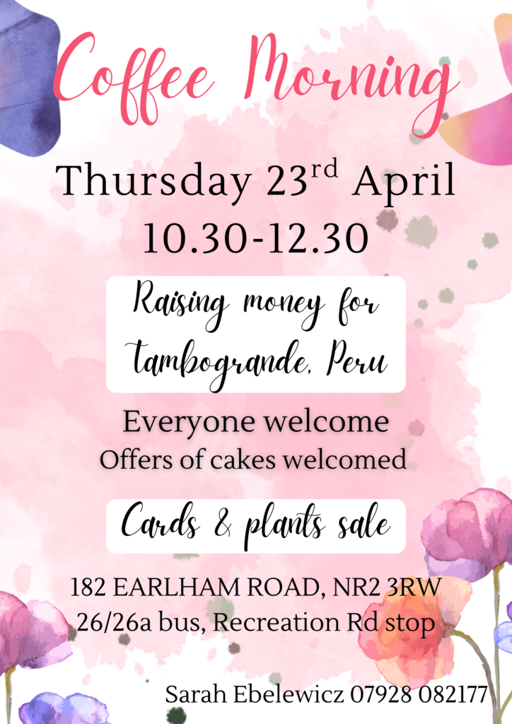 Coffee morning poster